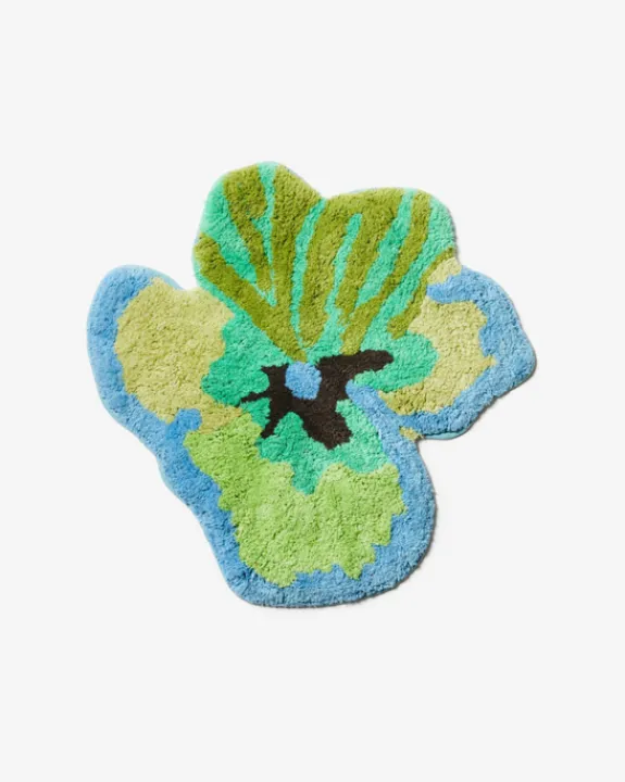 Bonnie and Neil - Viola Green Small Bath Mat | Bathroom
