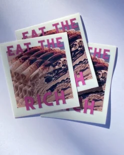 Carla Adams - Eat the Rich Sticker | Stickers, Stationery & Scrapbooking
