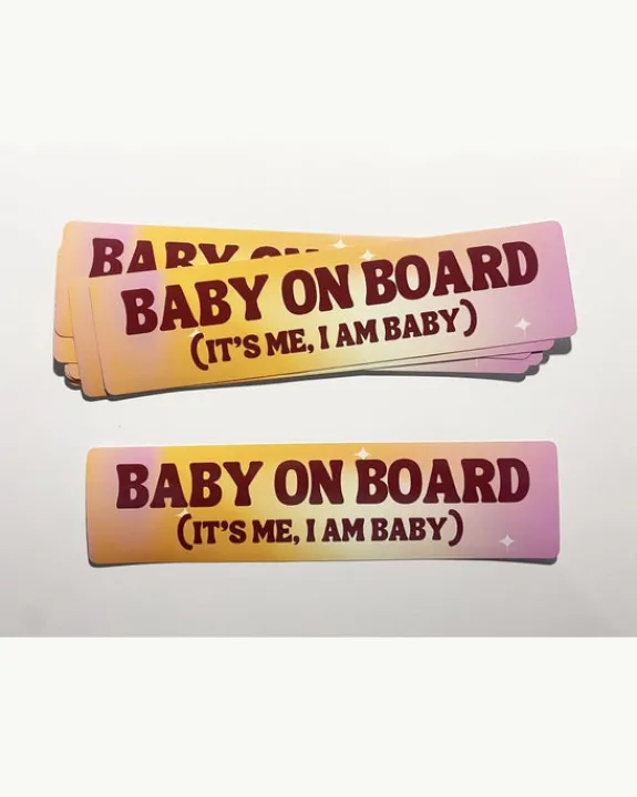 Carla Adams - I am baby Bumper Sticker | Stickers, Stationery & Scrapbooking