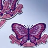 Carla Adams - I will never be a worm again vinyl sticker | Keyrings & Bag Charms | Stickers, Stationery & Scrapbooking