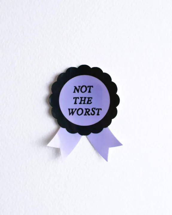 Carla Adams - Not the Worst Vinyl Sticker | Stickers, Stationery & Scrapbooking