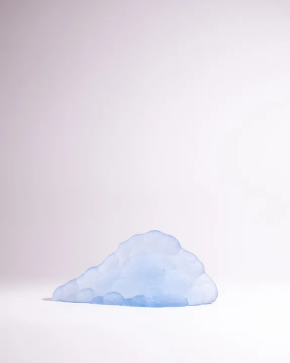 Caslake and Pedler Glass Caslake and Pedler - Medium Glass Cloud - Pale Cobalt | Ceramics & Glass