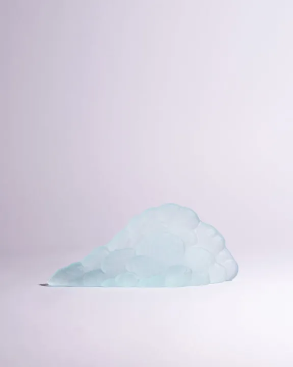 Caslake and Pedler Glass Caslake and Pedler - Medium Glass Cloud - Ice | Ceramics & Glass