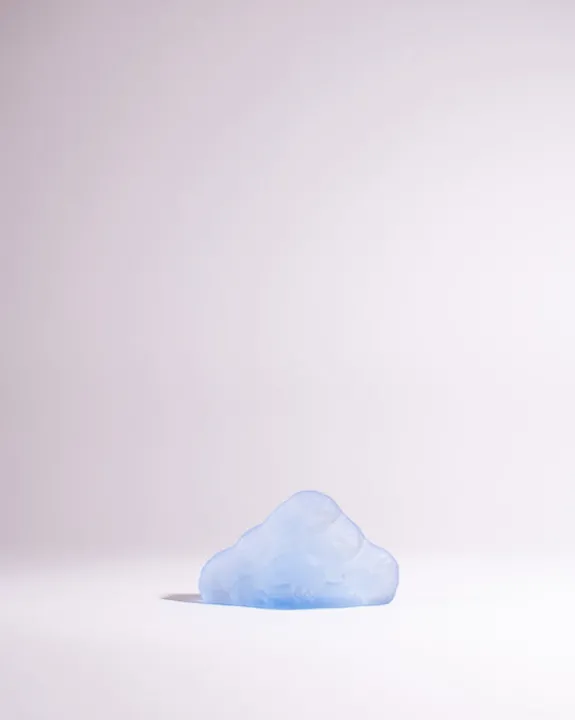 Caslake and Pedler Glass Caslake and Pedler - Small Glass Cloud - Pale Cobalt | Ceramics & Glass