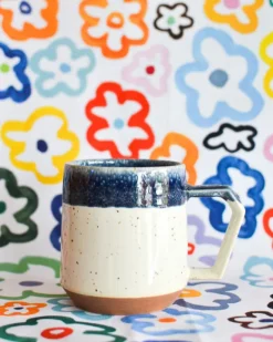 chips japan Mug - Navy and White Drop | Tableware | Mugs & Glasses