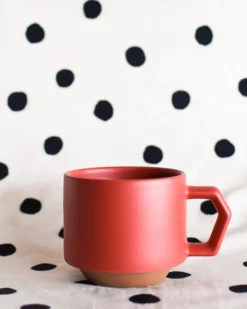 chips japan Stackable Mug - Matte Red | Mugs & Glasses | Tableware
