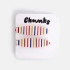Chunks - Allie Clips in Oval Vanilla Stripe | Hair Accessories