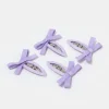 Chunks - Bow Snaps in Lilac | Hair Accessories