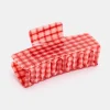 Chunks - Box Claw - Red Plaid | Hair Accessories