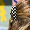 Chunks - Checker Claw - Black and White | Hair Accessories
