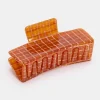 Chunks - Jumbo Box Claw - Caramel Plaid | Hair Accessories