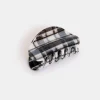 Chunks - Juno Claw - Black + White Plaid | Hair Accessories