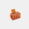 Chunks - Midi Box Claw - Caramel Plaid | Hair Accessories