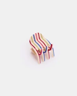 Chunks - Midi Ursa Claw - Vanilla Stripe | Hair Accessories