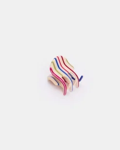 Chunks - Mini Claw - Vanilla Stripe | Hair Accessories
