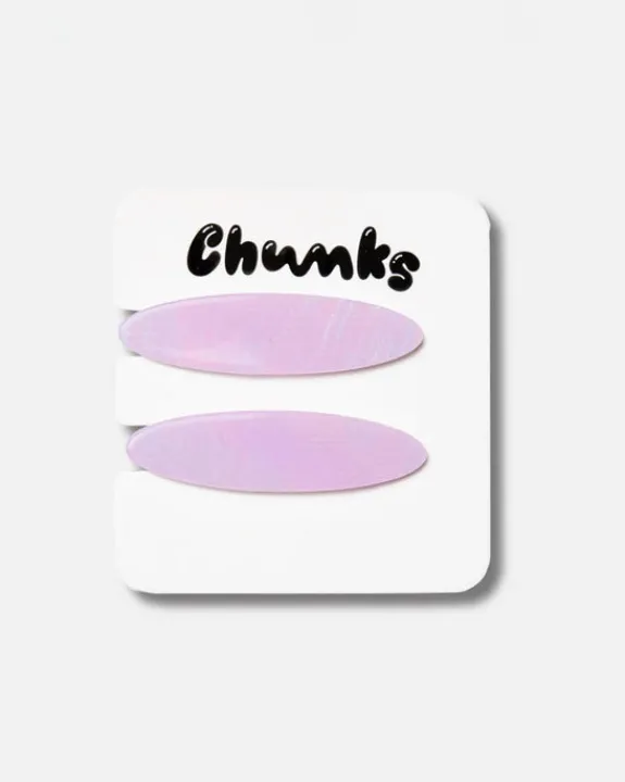 Chunks - Oval Allie Clips in Double Shimmer | Hair Accessories