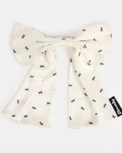 Chunks - Silk Bow Barrette in Ants | Hair Accessories