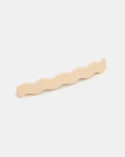 Chunks - Skinny Wave Barrette - Cream | Hair Accessories