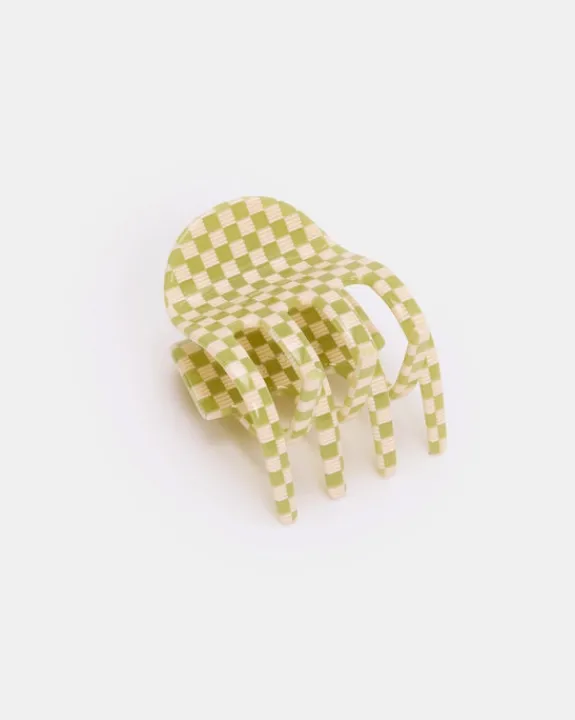 Chunks - Ursa Claw - Olive Check | Hair Accessories