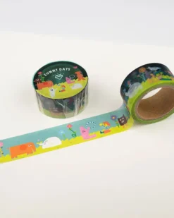 Cozyca - Sunny Days by AIUEO - Clear Washi Tape | Kids Kids Craft & Activities | Stickers, Stationery & Scrapbooking