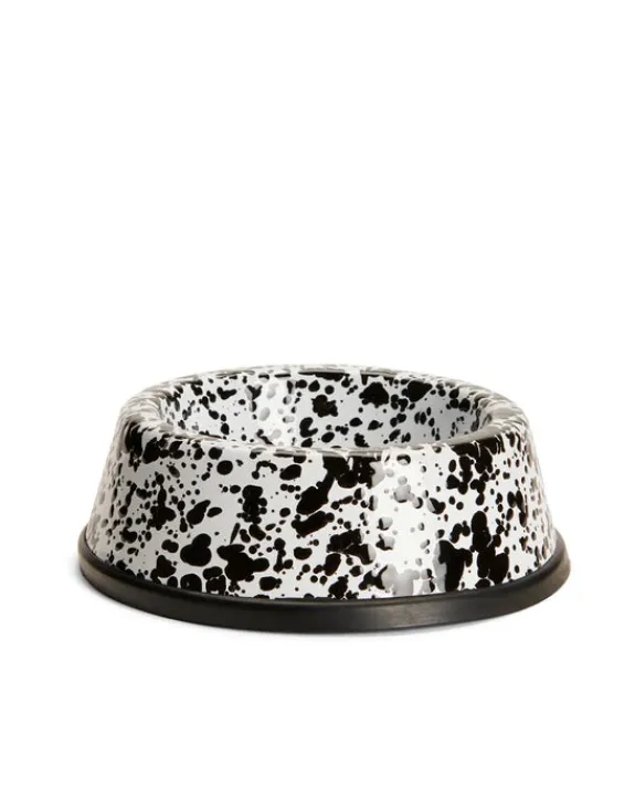Crow Canyon - Pet Bowl Splatter Small Black | Plates & Bowls