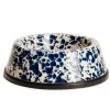 Crow Canyon - Pet Bowl Splatter Large Navy and Cream | Plates & Bowls