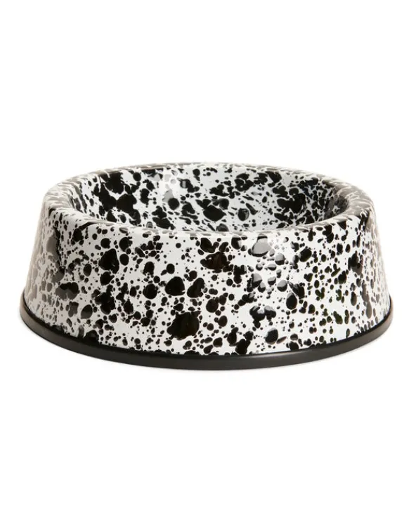 Crow Canyon - Pet Bowl Splatter Large Black | Plates & Bowls