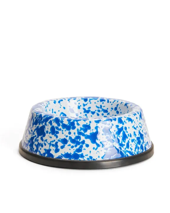 Crow Canyon - Pet Bowl Splatter Small Blue | Plates & Bowls