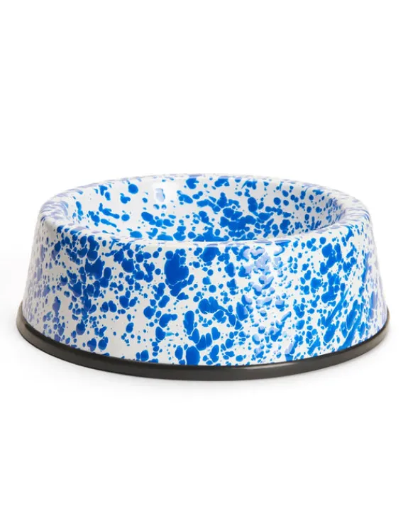 Crow Canyon - Pet Bowl Splatter Large Blue | Plates & Bowls