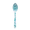 Crow Canyon - Splatter Large Slotted Spoon - Turquoise | Chopping & Serving | Fun Things For The Kitchen