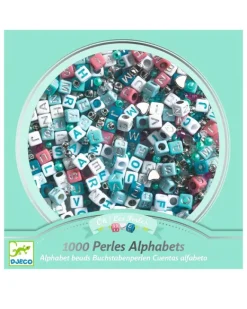 Djeco - Silver Alphabet Beading Set | Kids Kids Craft & Activities