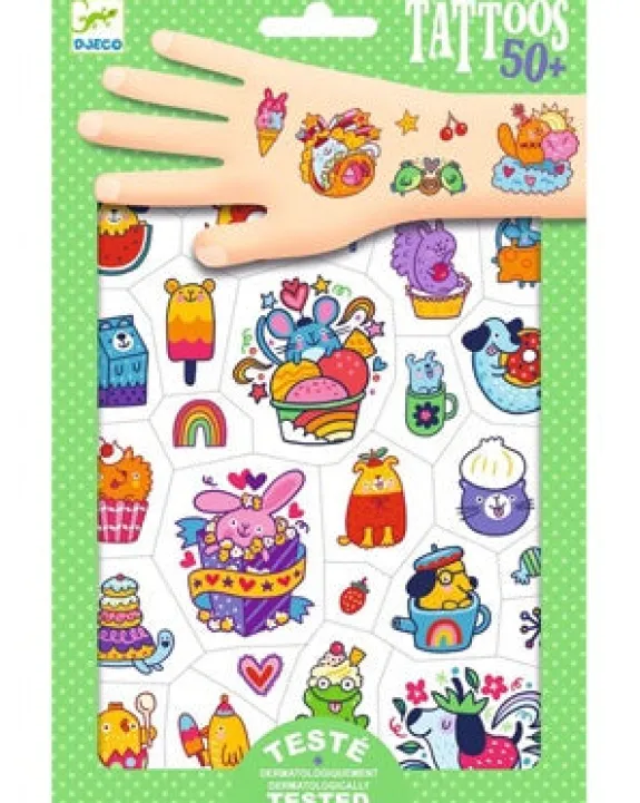 Djeco - Sweet Mimi Temporary Tattoos | Kids Kids Craft & Activities