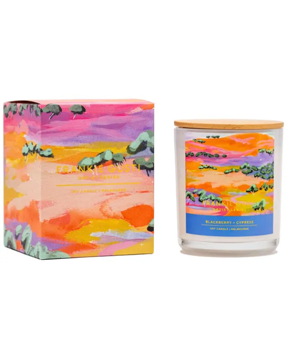 Frankie Gusti - Artist Series Candle - Blackberry and Cyprus - Rishelle Kent | Scented Candles & Room Sprays