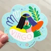 Free Period Press - Virgo Zodiac Vinyl Sticker | Stickers, Stationery & Scrapbooking