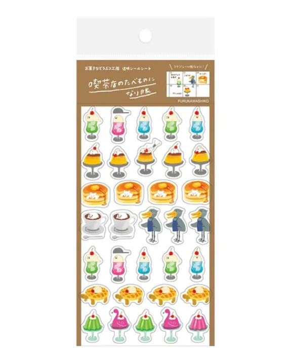 Furukawashiko Furukawa Shiko - Sticker Sheet - Coffee Shop Sweet Animal Treats | Stickers, Stationery & Scrapbooking