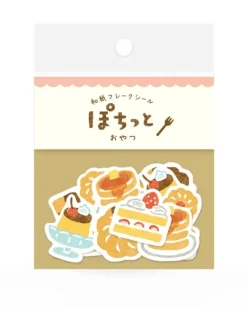 Furukawashiko - Washi Flake Stickers - Pochitto Snack | Stickers, Stationery & Scrapbooking