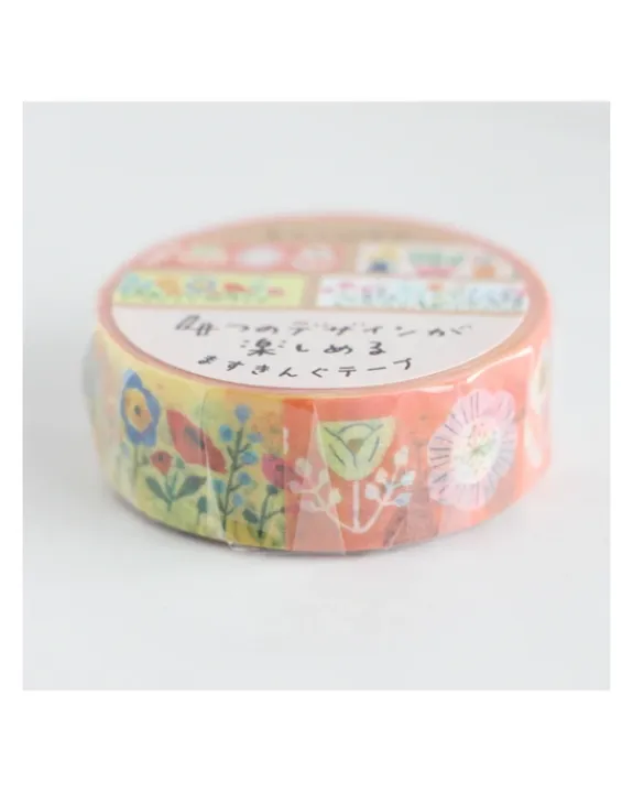 Furukawashiko - Washi Tape - Flower Garden | Stickers, Stationery & Scrapbooking