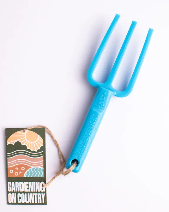 Gardening on Country - Chicky Kids Garden Fork - Ulysses Blue | Planters & Plant Care