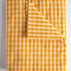 Pinky's Gingham Check Table Cloth 150cm x 150cm - Sunshine Yellow | Tableware | Napkins & Tablecloths
