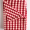 Pinky's Gingham Check Table Cloth 150 x 320cm - Red | Napkins & Tablecloths | Tableware