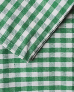 Pinky's Gingham Check Table Cloth 150 x 250cm - Green | Picnic | Napkins & Tablecloths