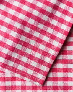 Pinky's Gingham Check Table Cloth 150 x 250cm - Pink | Fun Things For The Kitchen