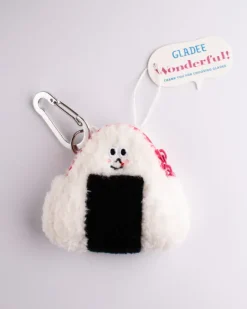 Gladee - Triangle Onigiri Mini Case for Airpods | Keyrings & Bag Charms | Travel