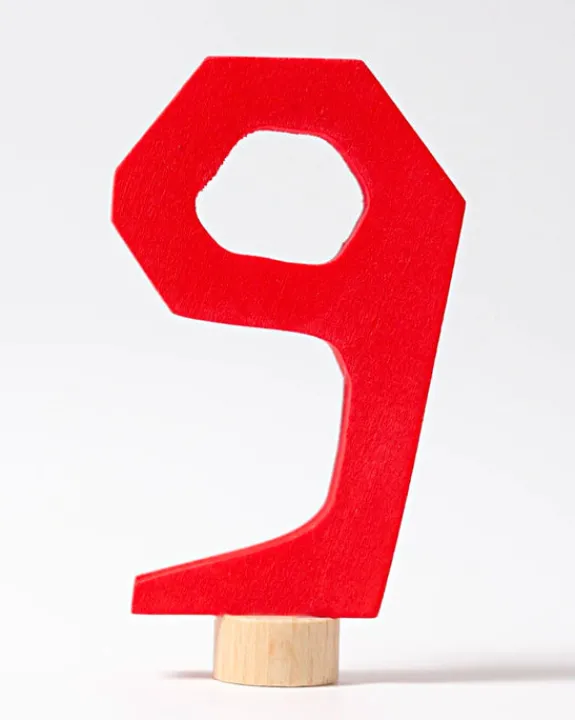 Grimm's Grimm’s Number Nine Decoration | Kids Baby