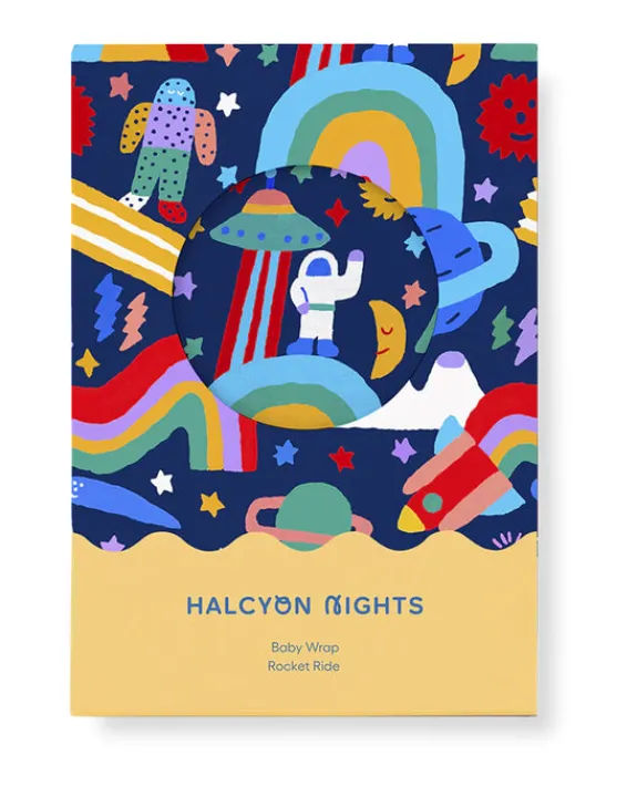 Halcyon nights - Baby Wrap (Swaddle) - Rocket Ride | Kids Baby