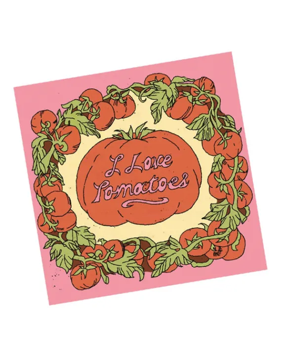 Hannah-Michelle Bayley - I Love Tomatoes Print | Art & Prints | Home Decor