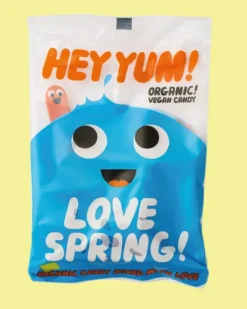 HEY YUM! - Love Spring, Vegan Organic Fruit Gums - 100g | Food
