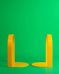 Idle Hands - Passage Bookends - Yellow | Home Decor