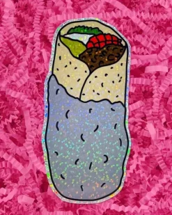 Jenny Lemons - Glitter Burrito Sticker | Stickers, Stationery & Scrapbooking