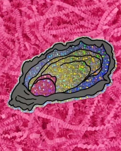 Jenny Lemons - Glitter Oyster Sticker | Stickers, Stationery & Scrapbooking
